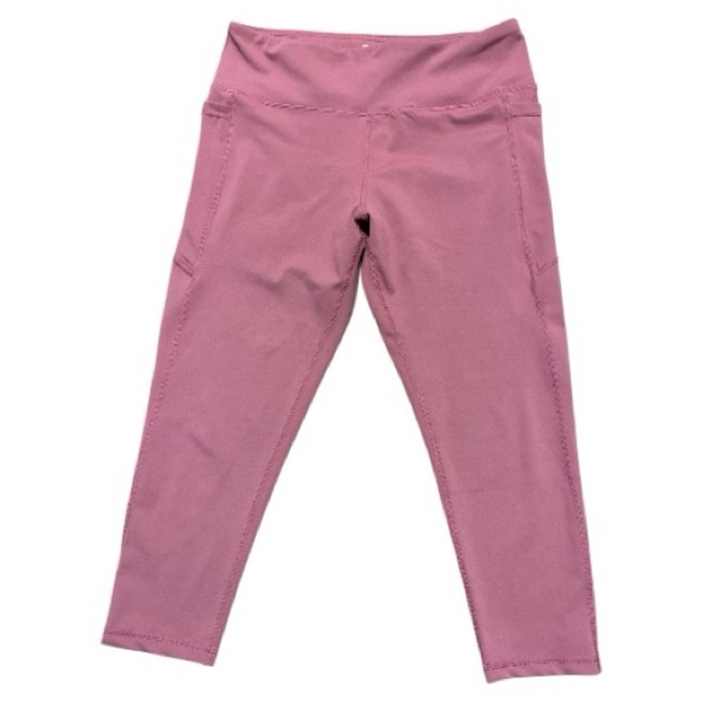 Senita Athletics Pink cropped Leggings Large